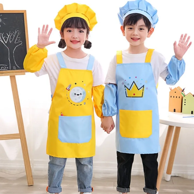 Kitchen Baking Drawing - Набор из 3 детских фартуков для
