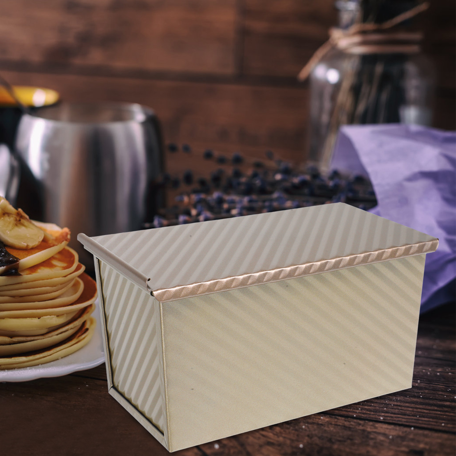 Kitchen Baking Pans - Форма для выпечки тостового хлеба, металлическая,
