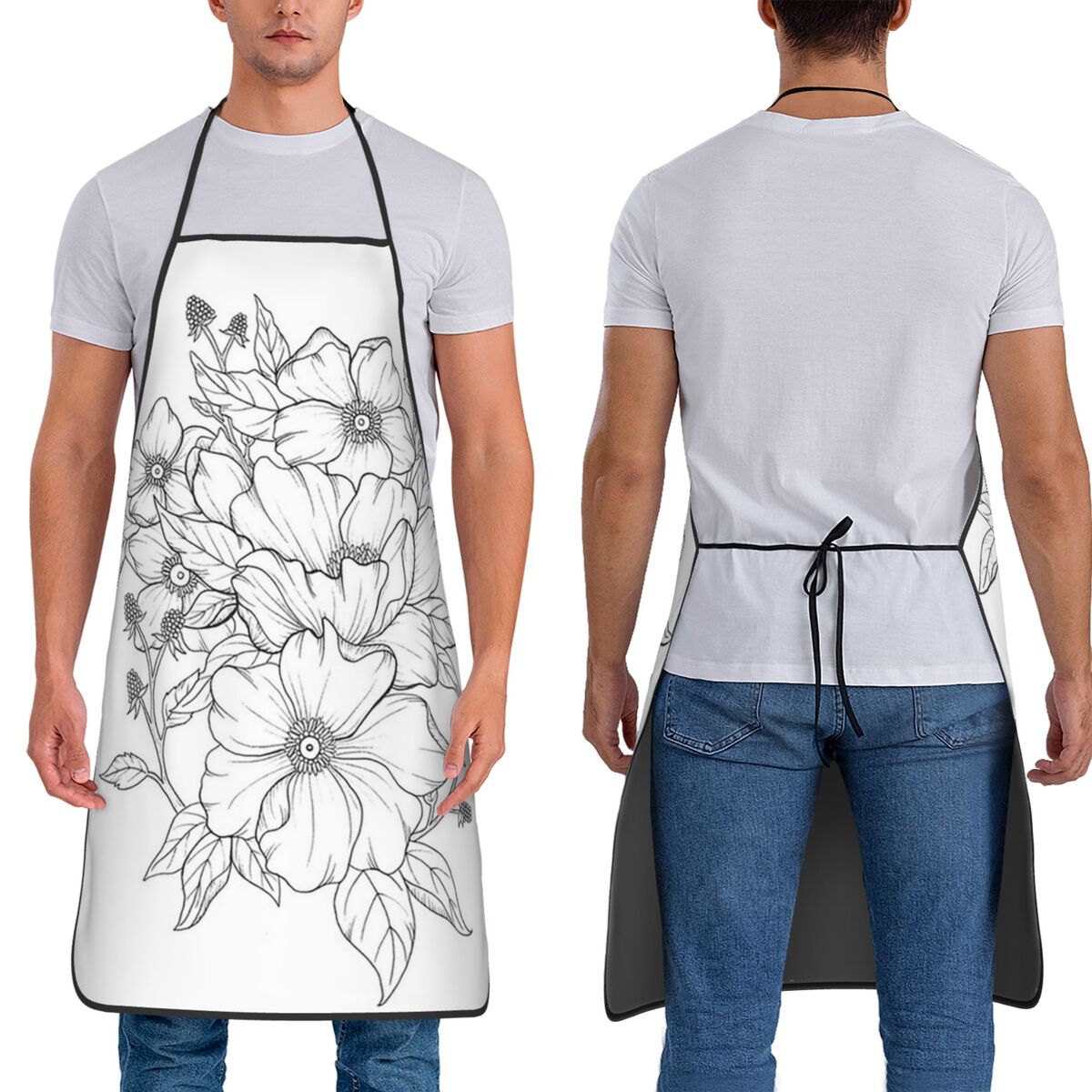 Kitchen Baking Drawing - Фартук для повара и поварихи с