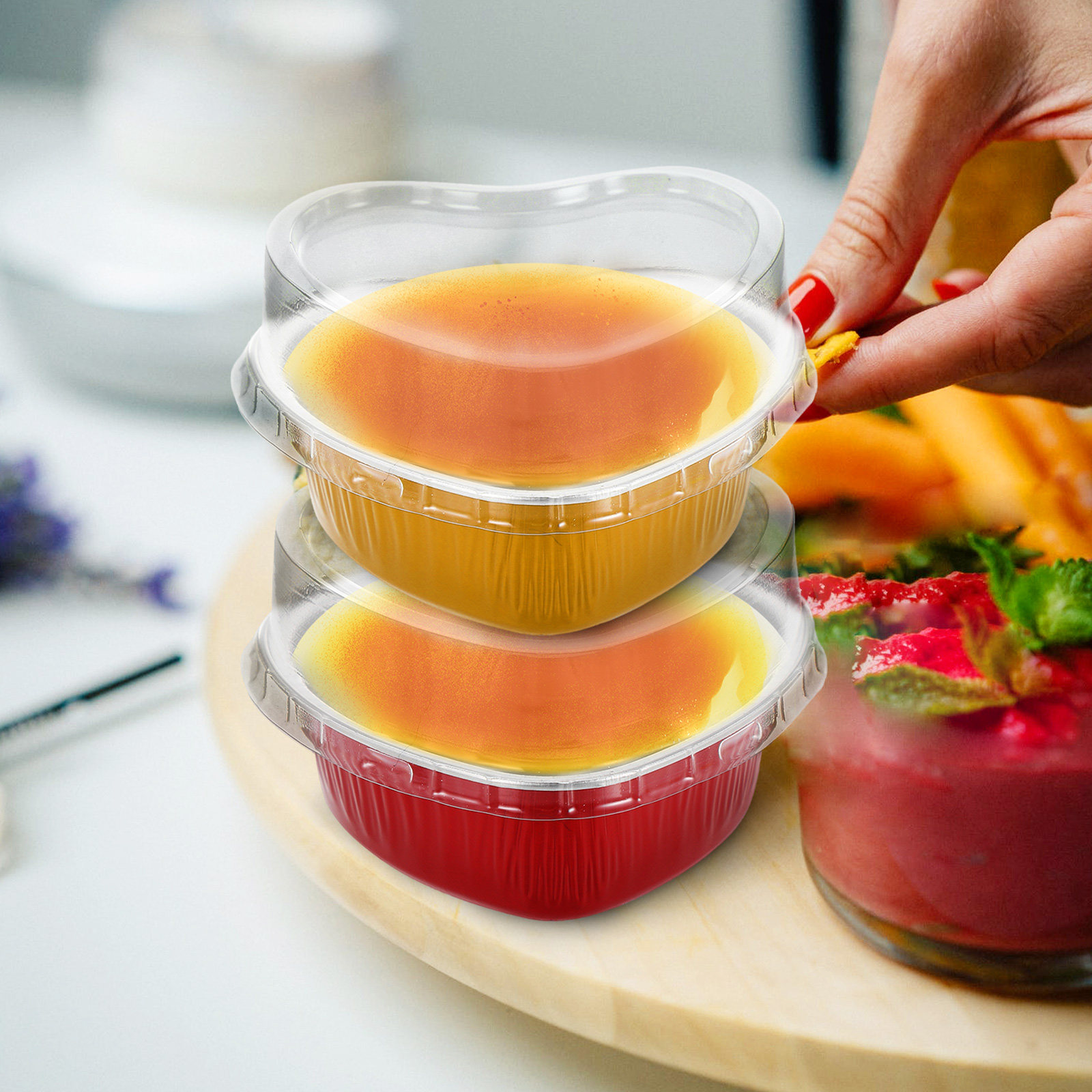 Kitchen Baking Pans - 20 наборов алюминиевых форм для выпечки