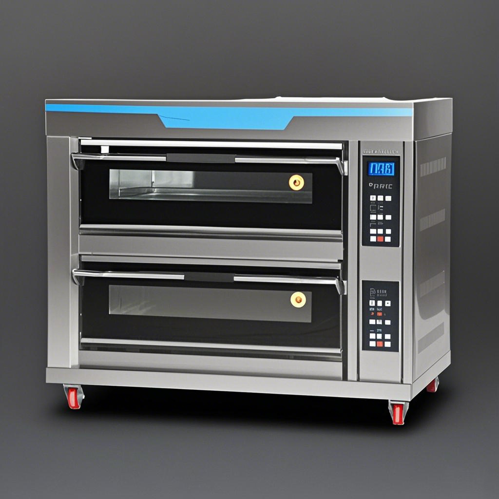 Commercial Kitchen For Baking - Промышленная печь для выпечки, двухъярусная, с