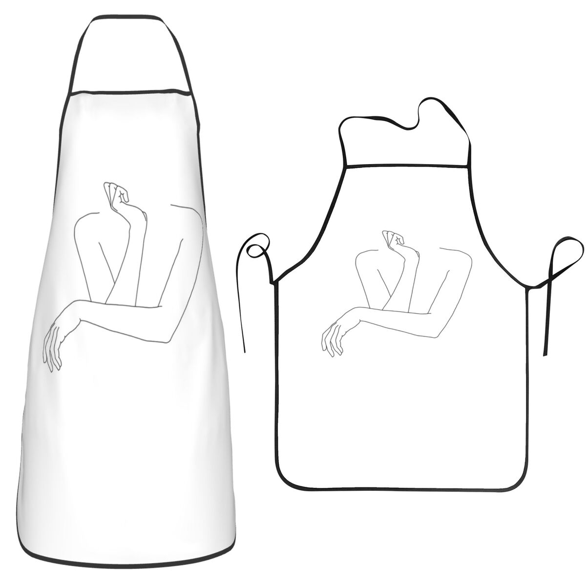 Фартук-нагрудник без рукавов с – обзор и цена Kitchen Baking Drawing