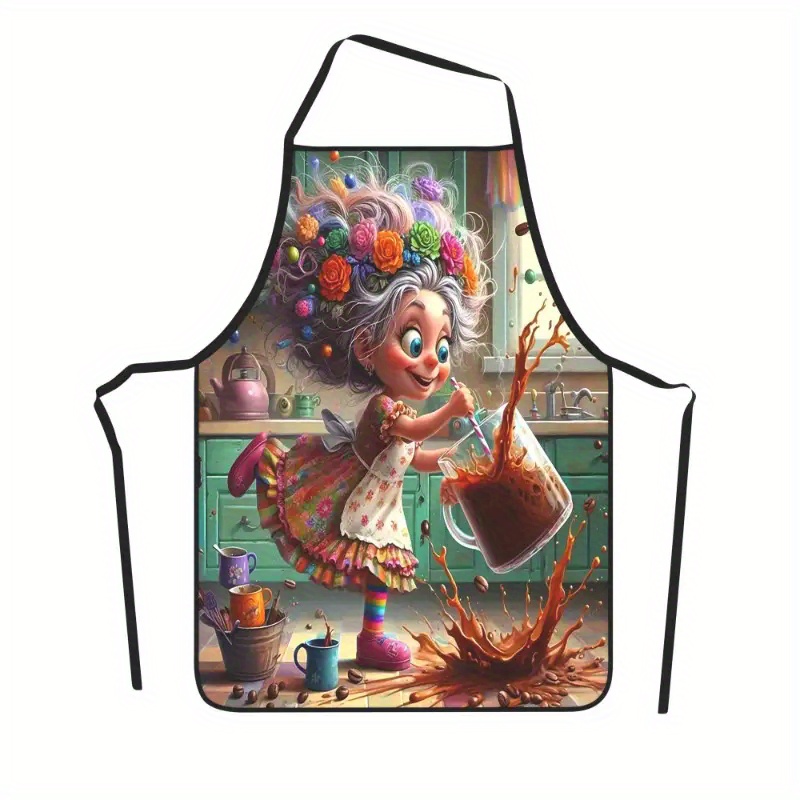Забавный кухонный фартук с изо – обзор и цена Kitchen Witch Baking